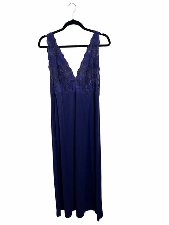 Natori Other - Natori Purple Lace Maxi Nightgown Size Large Evening Loungewear